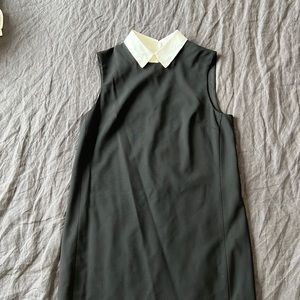 Theory mini dress with detachable collar